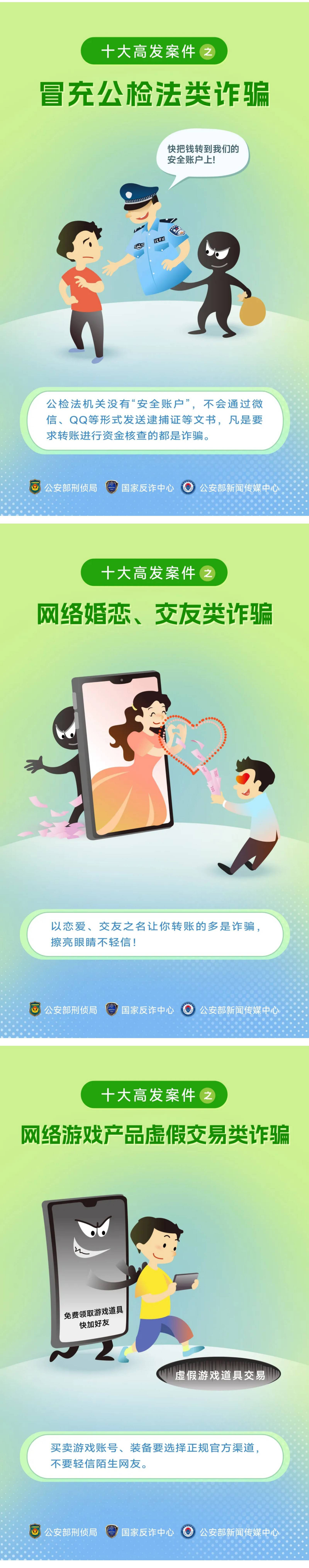 反诈宣传 | 快来学习！这十种电诈类型最高发